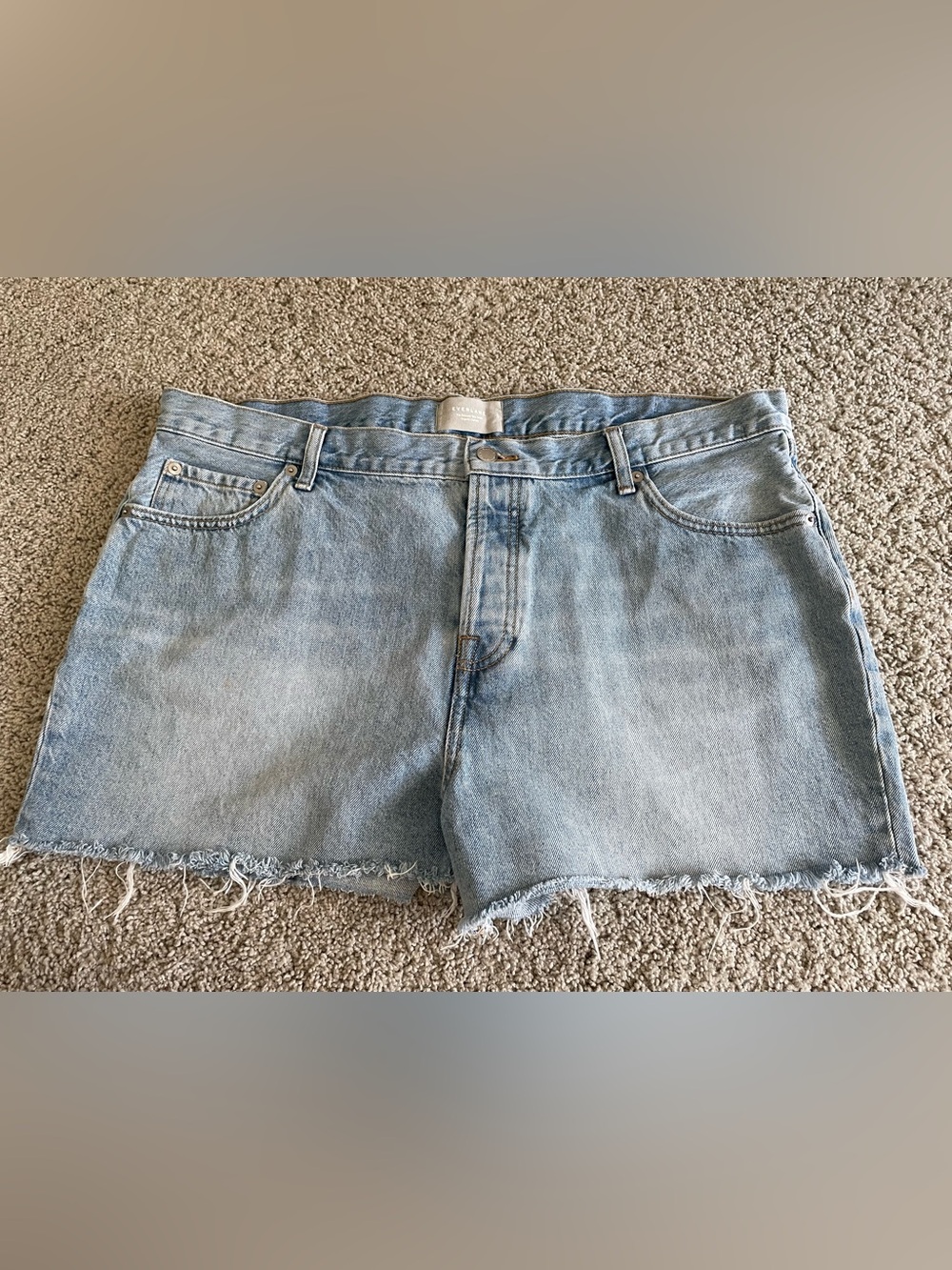 Everlane The Relaxed 90s Short Jean Shorts Organic Cotton Women’s Size 33